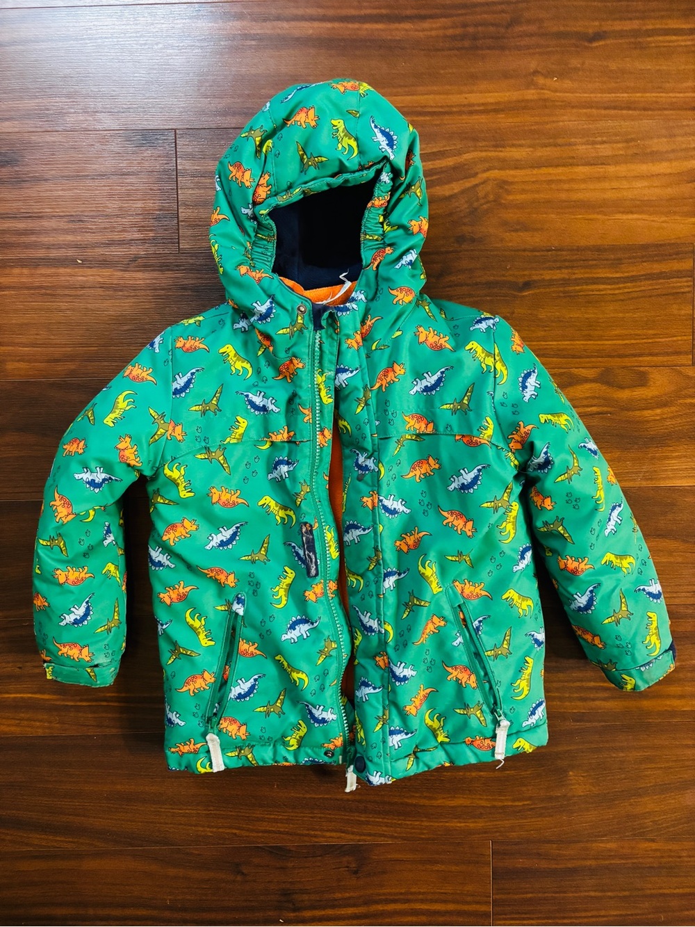 Cat&Jack Jack boys dinosaur winter 2 in 1 jacket 5T